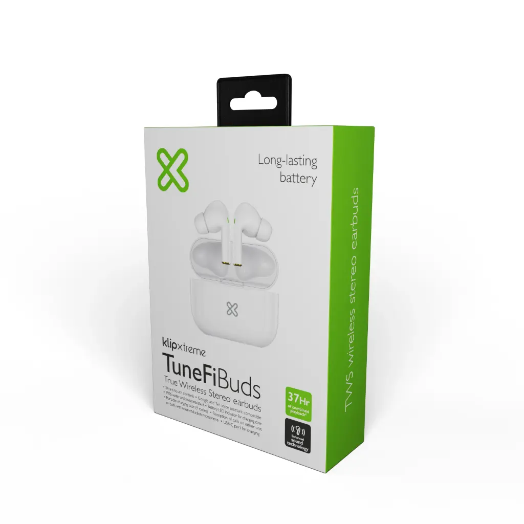 Klip Xtreme - KTE-050WH - Auténticos auriculares inalámbricos