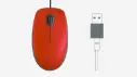 Logitech - Mouse - M110 Silent- Red