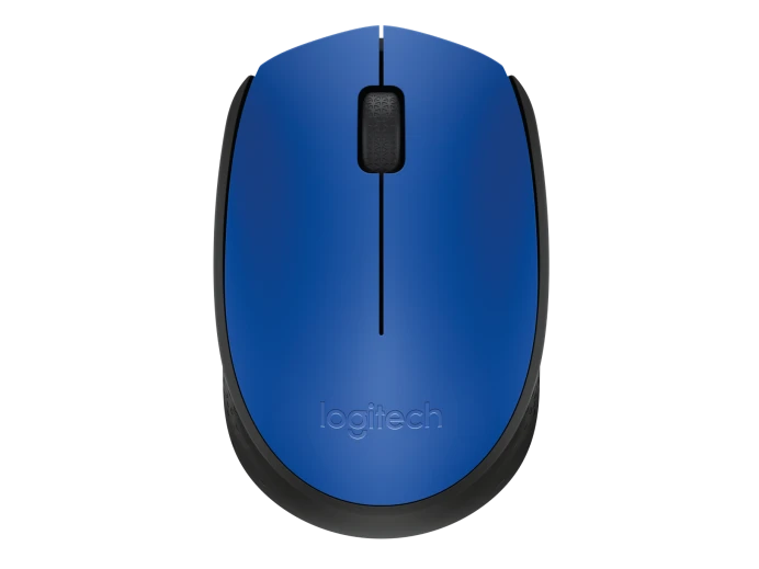Logitech M170 Wireless Mouse, Ambidextrous, Blue Gray - Ratón - diestro y zurdo