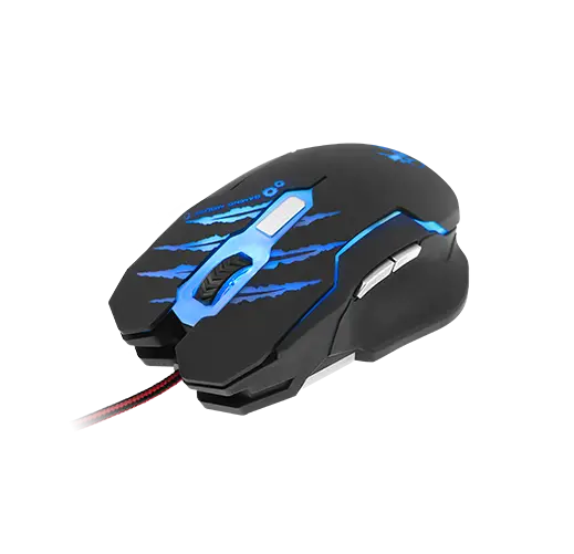 Mouse para Gaming Xtech XTM-610 Lethal Haze - Resolución ajustable de hasta 3200 ppp - Luces LED de 4 colores