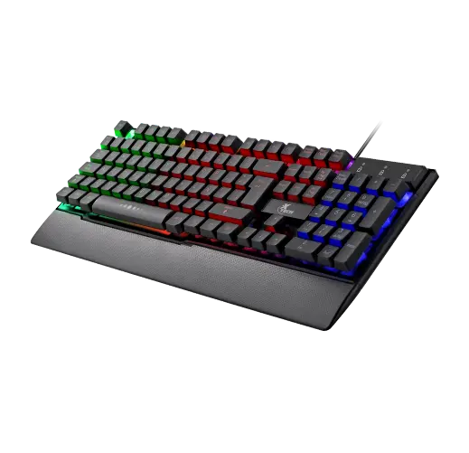 Teclado para Gaming Xtech XTK-510S - Español - Iluminación LED Multi-color con efectos de luz