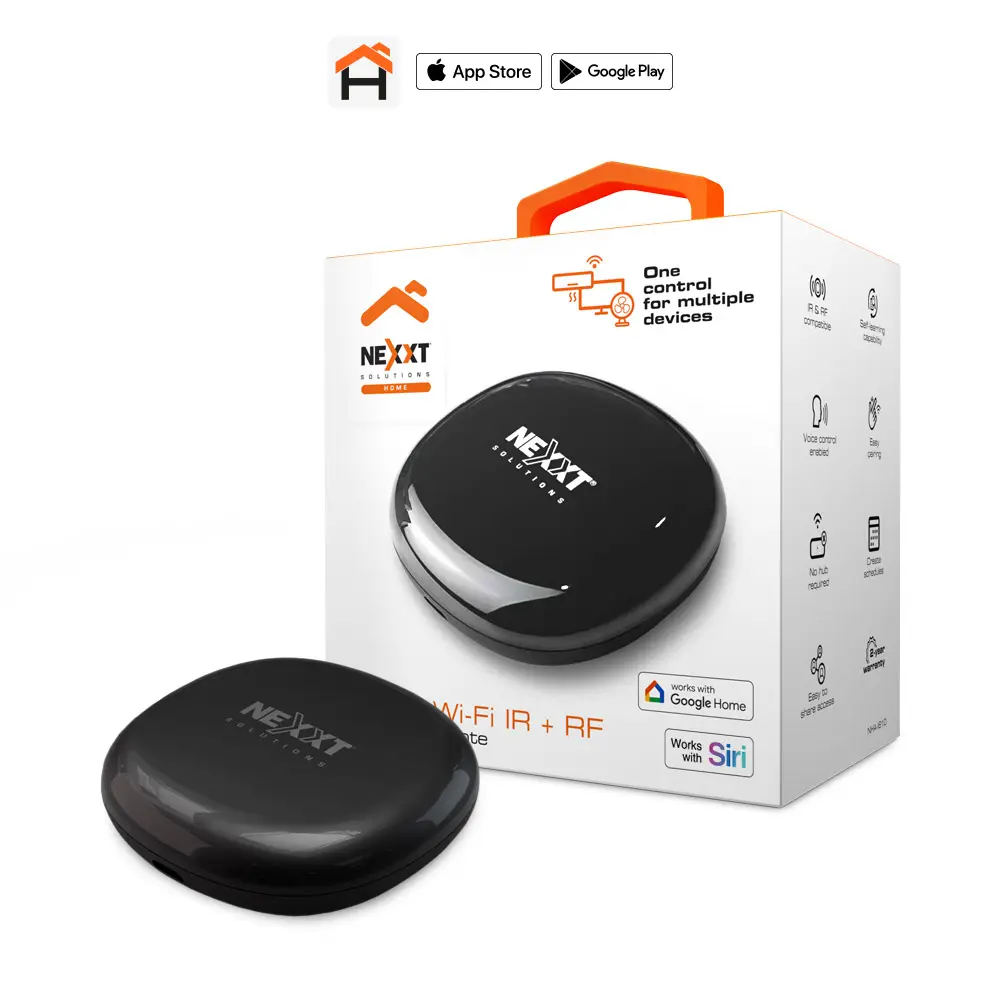 Nexxt Solutions Connectivity - Control universal inteligente IR+RF 