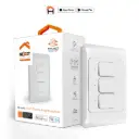 Nexxt Solutions Connectivity - Interruptor de 3 circuitos inteligente con conexión Wi-Fi