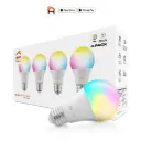 Nexxt Solutions Home - Bombilla LED inteligente Wi-Fi 110V A19 - NHB-C110 4PK