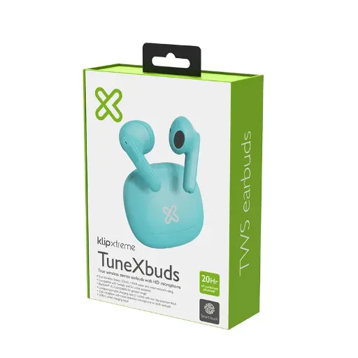 [KTE-007AQ] Klip Xtreme - KTE-007AQ - Auriculares Aqua