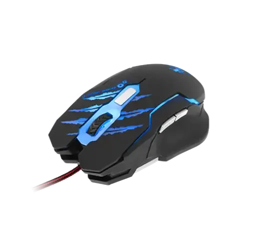 [XTM-610] Mouse para Gaming Xtech XTM-610 Lethal Haze - Resolución ajustable de hasta 3200 ppp - Luces LED de 4 colores