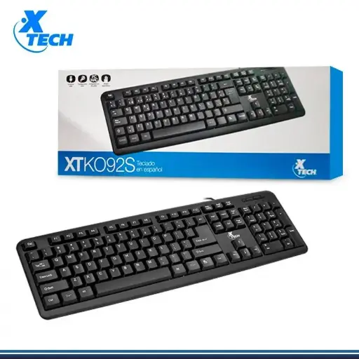 [XTK-092S] Xtech - Teclado - Wired