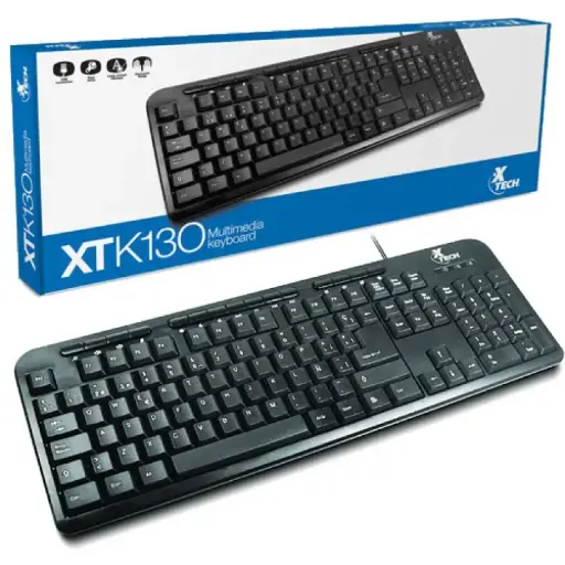 [XTK-130] Xtech - Teclado Cableado - USB