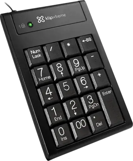 [KNP-100] Klip Xtreme KNP-100 Abacus Numeric - Teclado numérico - USB