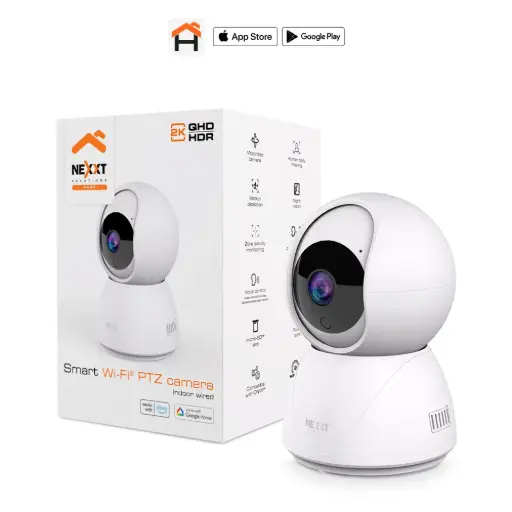[NHC-IP10] Nexxt Solutions Home - PTZ 2K Cámara inteligente Wi-Fi