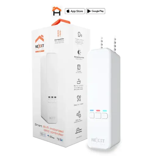 [NHA-B100] Nexxt Solutions Connectivity - Controlador inteligente motorizado para persianas Wi-Fi