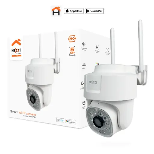 [NHC-OP10] Nexxt Solutions Home - PTZ 2K+ 5MP Cámara inteligente Wi-Fi® 