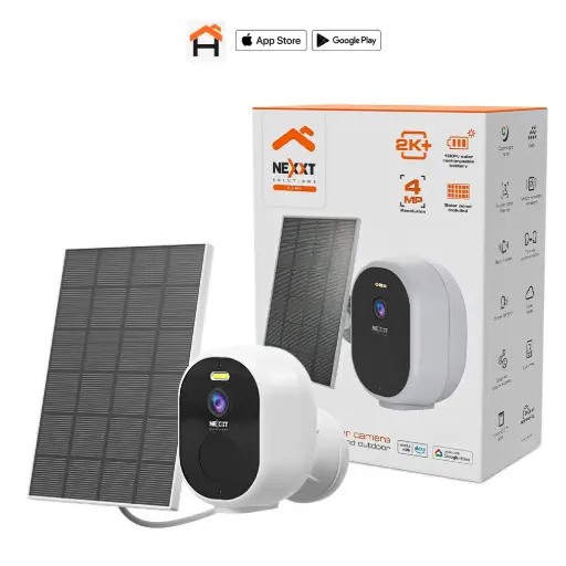 [NHC-OF20S] Nexxt Solutions Home - Cámara con panel solar Wi-Fi® 