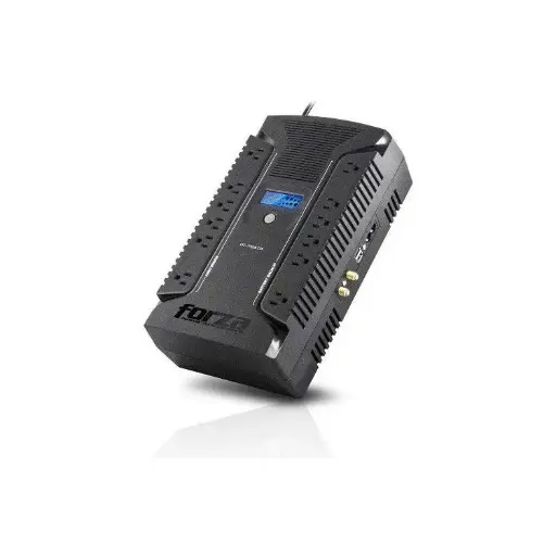 [HT-750LCD] Forza - UPS - 750VA/450W, 12 slds, coax, USB, sobremesa-120V
